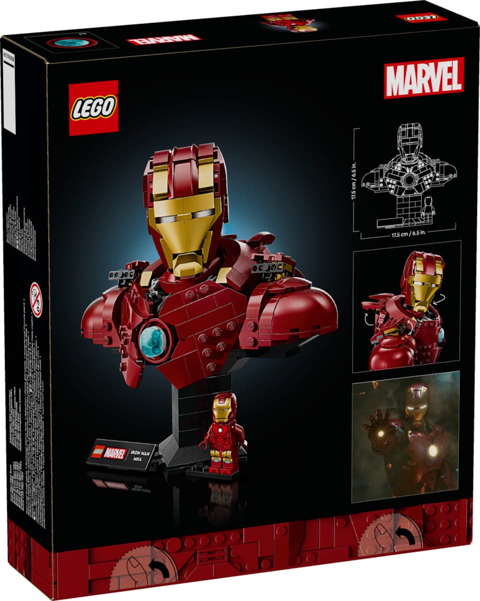 LEGO Marvel Iron Man MK4 Bust για 18+ Ετών 436τμχ 76327 8