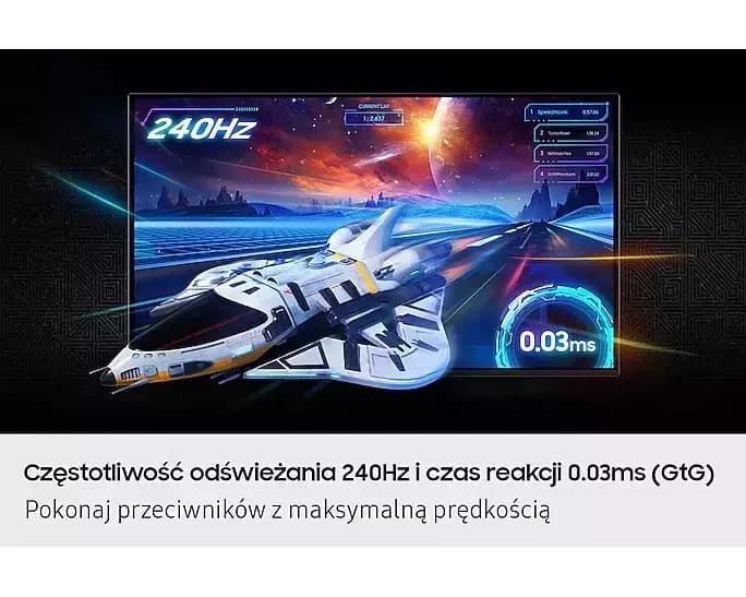 Samsung G8 G81SF OLED HDR Monitor 32" 4K 3840x2160 240Hz με Χρόνο Απόκρισης 0.03ms GTG Ασημί 9