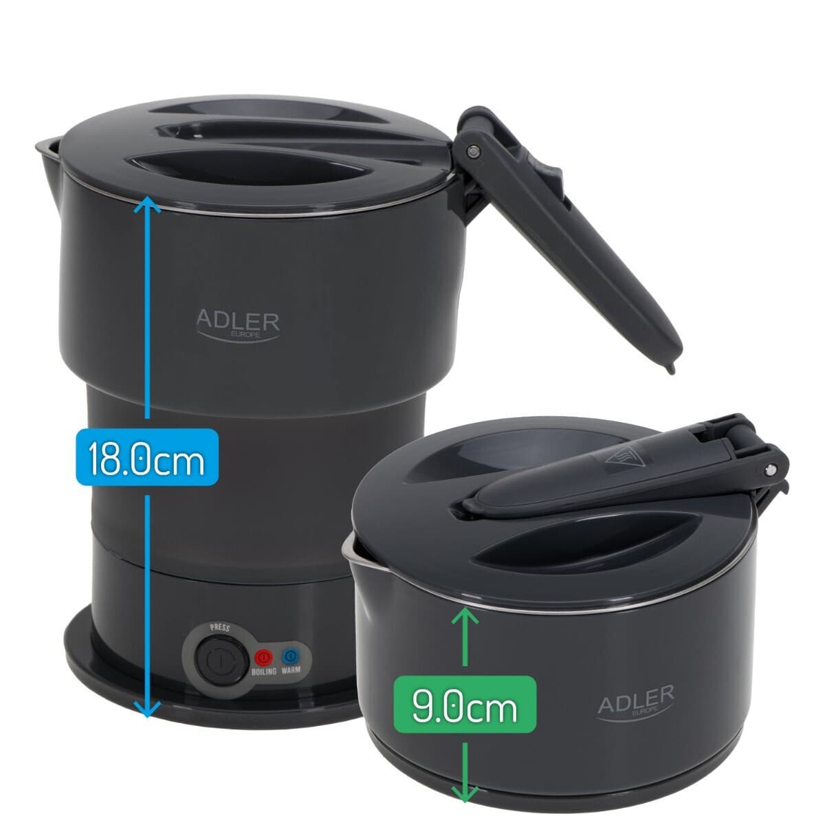 Adler Βραστήρας 600ml 600W Dark grey AD 1377 2