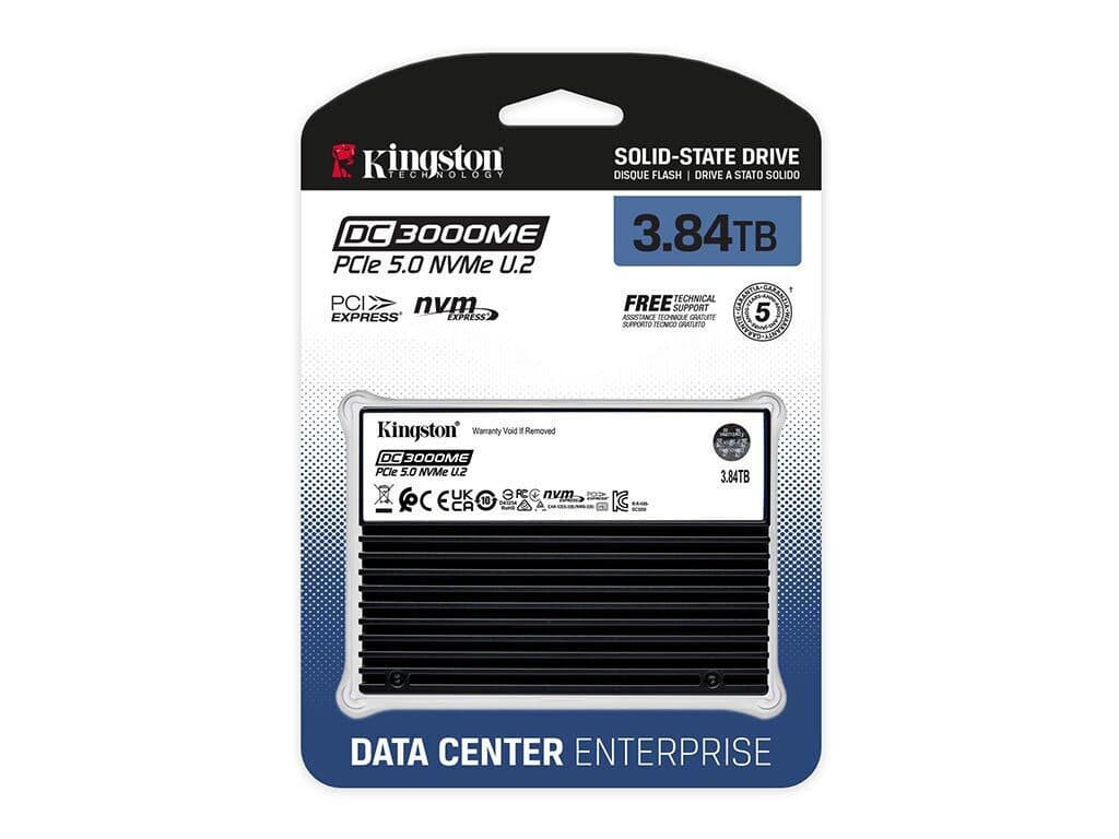 Kingston DC3000ME SSD 3.8TB τύπου 2.5'' με σύνδεση PCI Express 5.0 SEDC3000ME/3T8 3