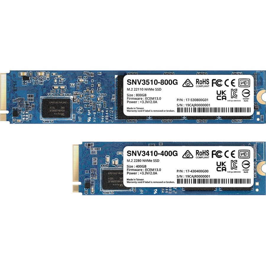 Synology SNV3410 SSD 400GB τύπου M.2 με σύνδεση PCI Express 4.0 SNV3410-400G 4