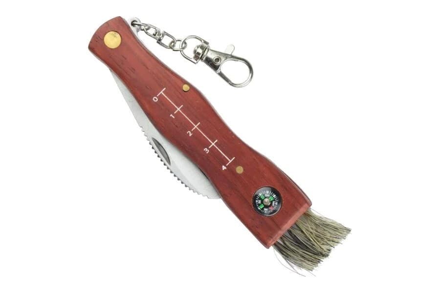 Sck Mushrooms Cc-gc105 Mushroom Forager's Knife Compass Brown