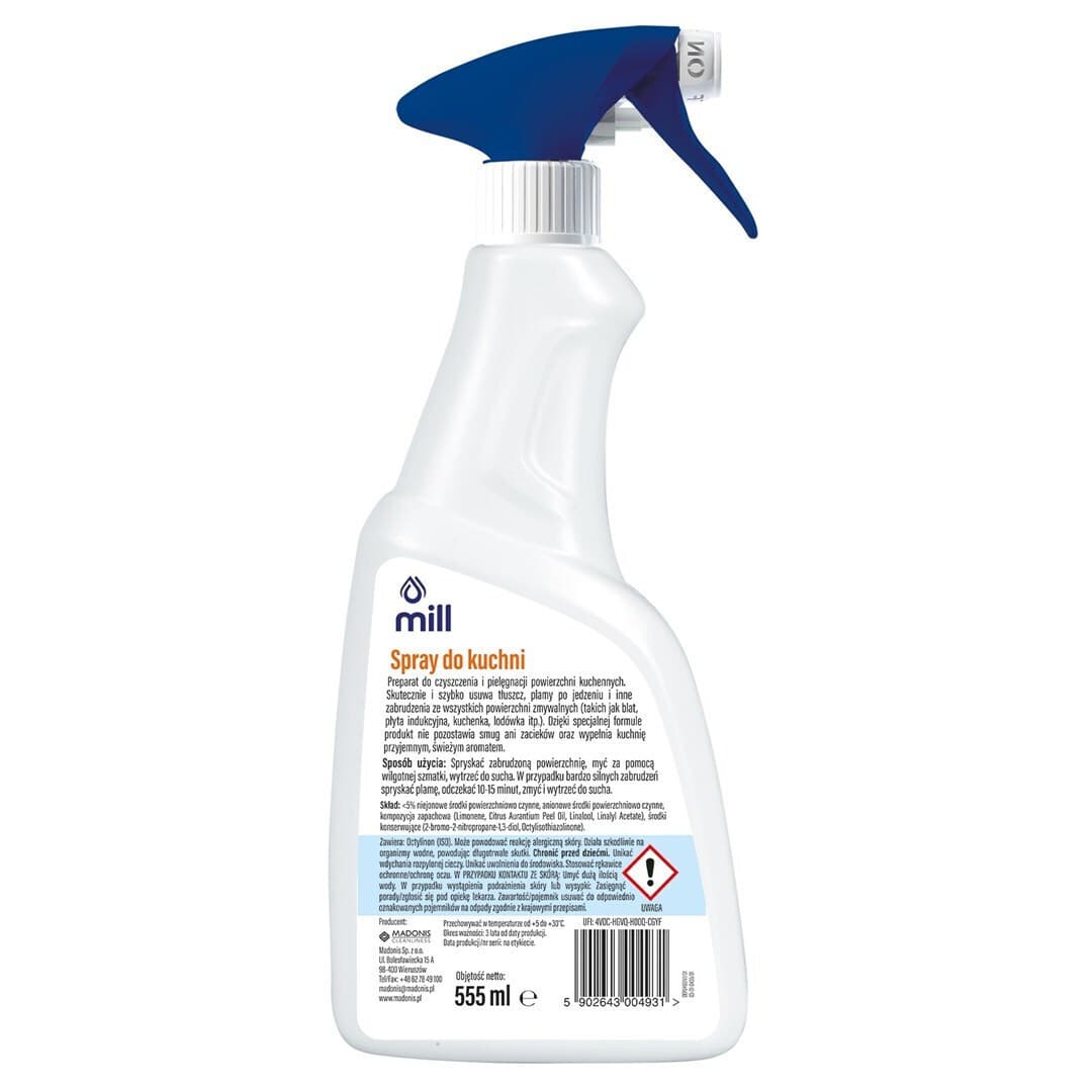 Mill Καθαριστικό Spray Κουζίνας 555ml 2