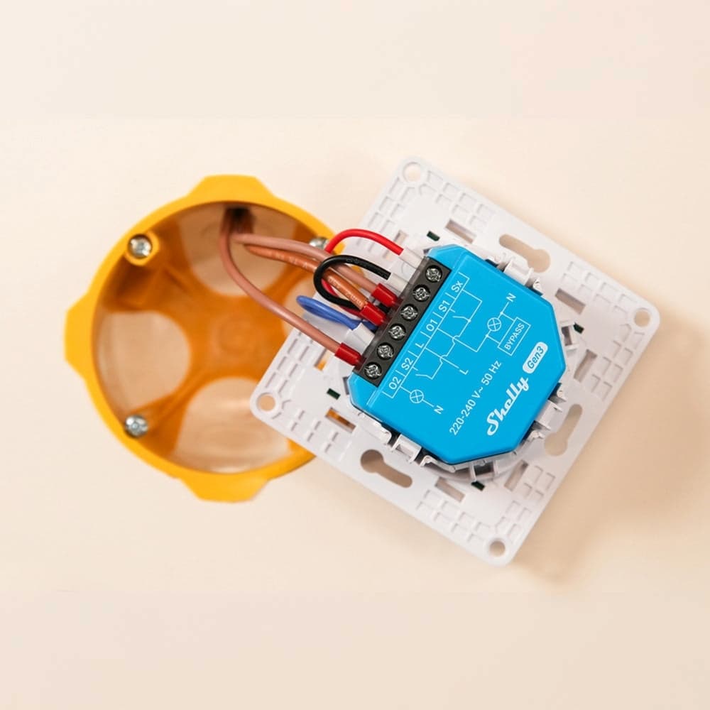 Shelly 2L Gen3 Smart Switch 2 Καναλιών Wi-Fi, Bluetooth & RF (χωρίς Ουδέτερο) 2LGen3 5