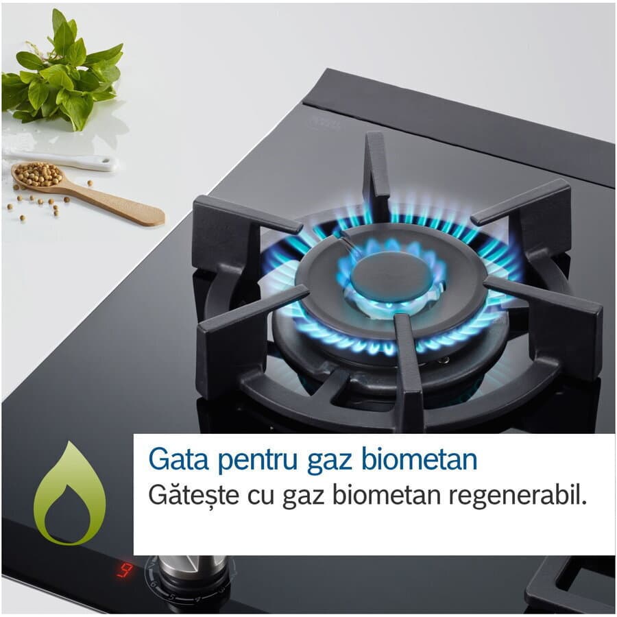 Bosch Serie 6 Εστία Φυσικού Αερίου Αυτόνομη με Απορροφητήρα 91.5x52εκ. PPM9A6I40 6
