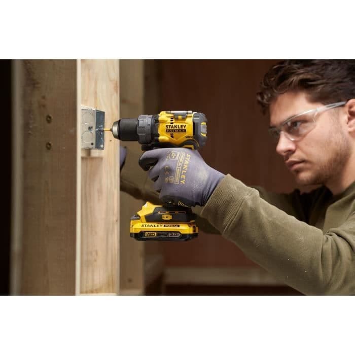 Stanley SFMCD725D2K Κρουστικό Δραπανοκατσάβιδο Μπαταρίας Brushless 18V 2x2Ah 5