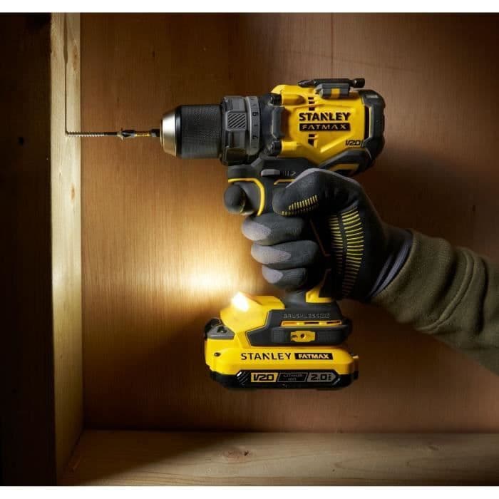 Stanley SFMCD725D2K Κρουστικό Δραπανοκατσάβιδο Μπαταρίας Brushless 18V 2x2Ah 4
