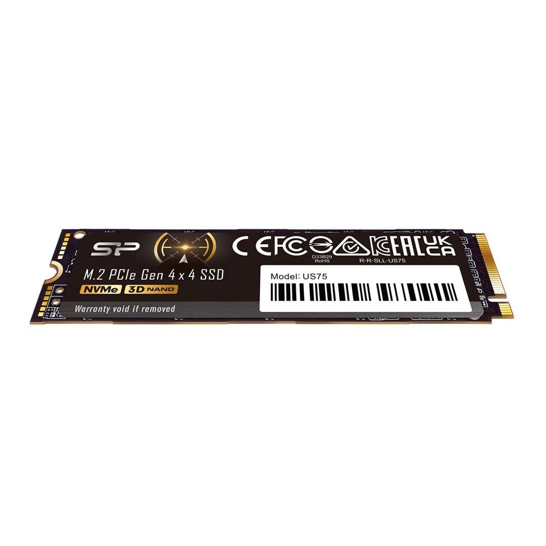Silicon Power US75 SSD 1TB τύπου M.2 με σύνδεση PCI Express 4.0 (PS5 Compatible) SP01KGBP44US7505 4