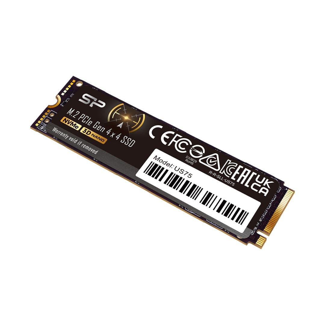 Silicon Power US75 SSD 1TB τύπου M.2 με σύνδεση PCI Express 4.0 (PS5 Compatible) SP01KGBP44US7505 3