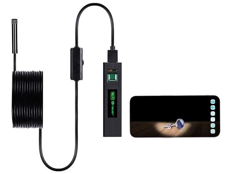Tracer Endoscope Camera HardWire 8mm Ενδοσκοπική Κάμερα Wi-Fi για Κινητό με Ανάλυση 1600x1200 pixels και Καλώδιο 5m 3