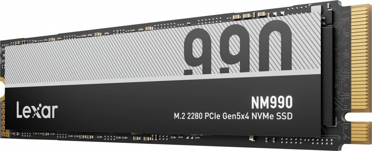 Lexar NM990 SSD 2TB τύπου M.2 με σύνδεση PCI Express 5.0 LNM990X002T-RNNNG 5