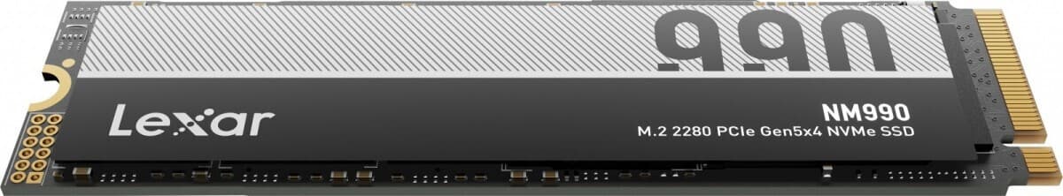 Lexar NM990 SSD 2TB τύπου M.2 με σύνδεση PCI Express 5.0 LNM990X002T-RNNNG 7