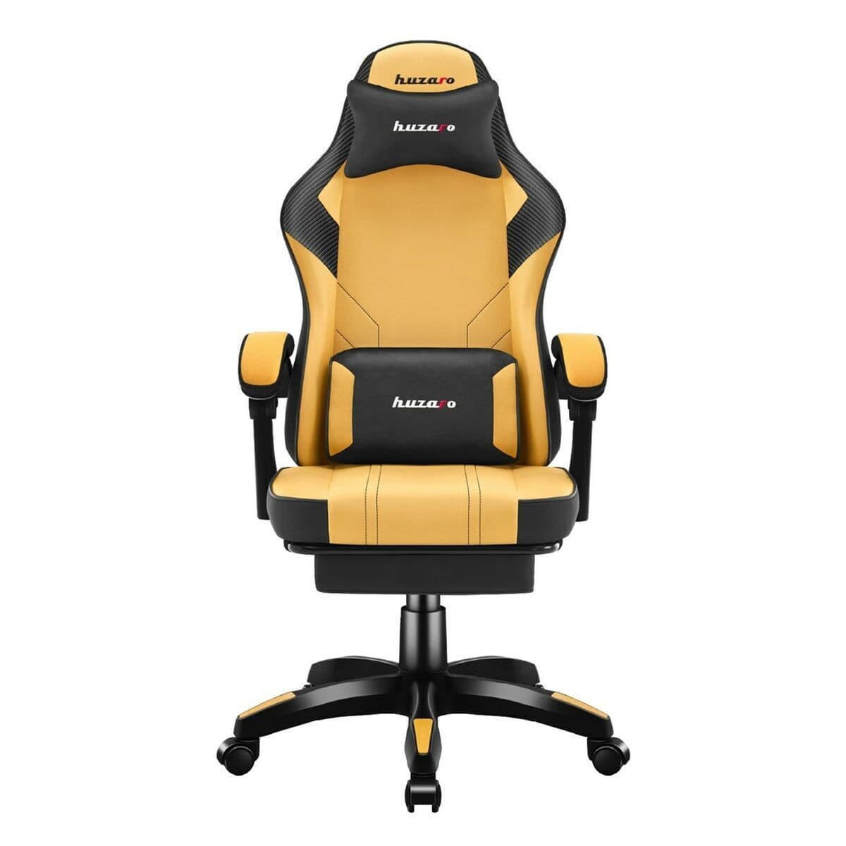 Huzaro HZ-FORCE 3.7 Καρέκλα Gaming Δερματίνης Κίτρινη 2