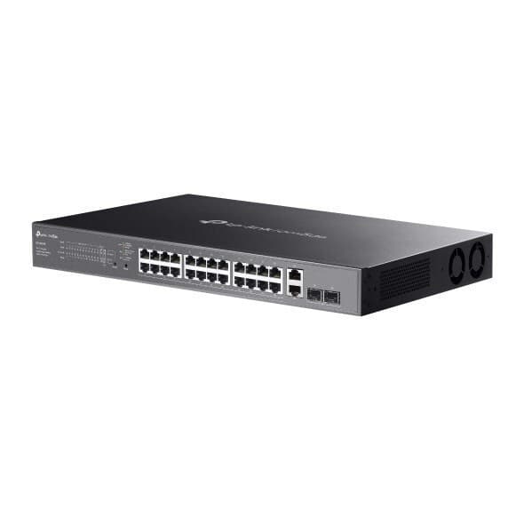 TP-LINK Omada ES228GMP v1 Managed L2 PoE+ Switch με 26 Θύρες Gigabit (1Gbps) Ethernet και 2 SFP Θύρες 3
