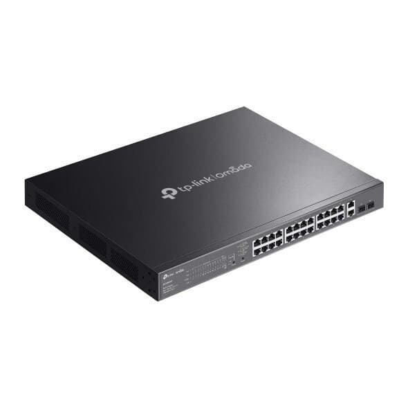 TP-LINK Omada ES228GMP v1 Managed L2 PoE+ Switch με 26 Θύρες Gigabit (1Gbps) Ethernet και 2 SFP Θύρες 5