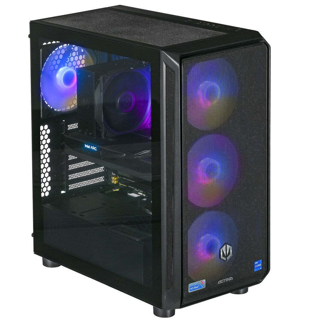 Actina Gaming Desktop PC (Ryzen 7-8400F/32GB DDR5/1TB SSD/Arc B580/No OS) 9