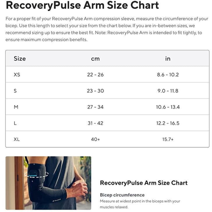 Therabody RecoveryPulse Συσκευή Μασάζ Ηλεκτροθεραπείας για το Σώμα με Δόνηση Μαύρη TB02752-01 8