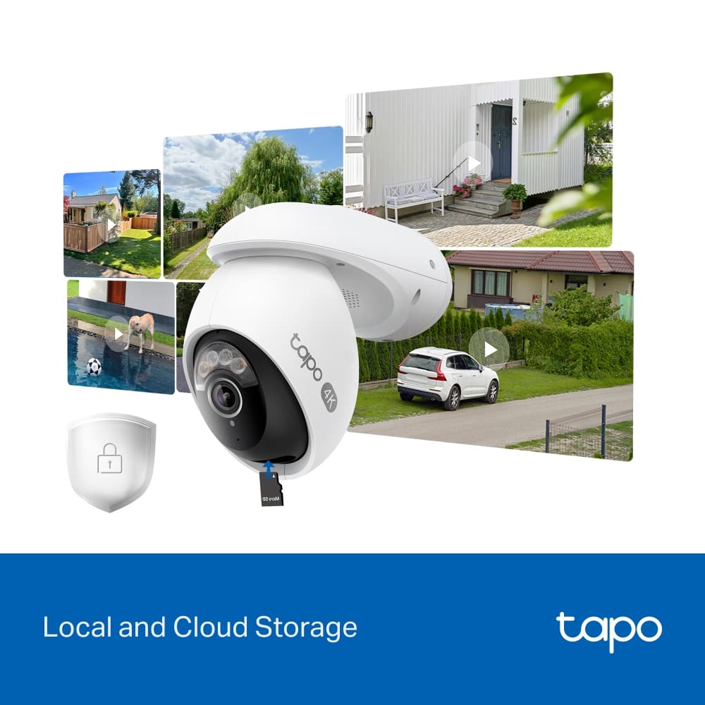 TP-LINK TAPO C560WS v1 IP Κάμερα Παρακολούθησης Wi-Fi 4K Αδιάβροχη με Ηχείο και Φακό 4mm 3