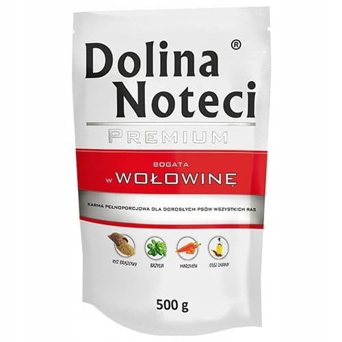Dolina Noteci Premium Υγρή Τροφή Σκύλων σε Φακελάκι με Βοδινό και Χοιρινό χωρίς Γλουτένη 500gr 3