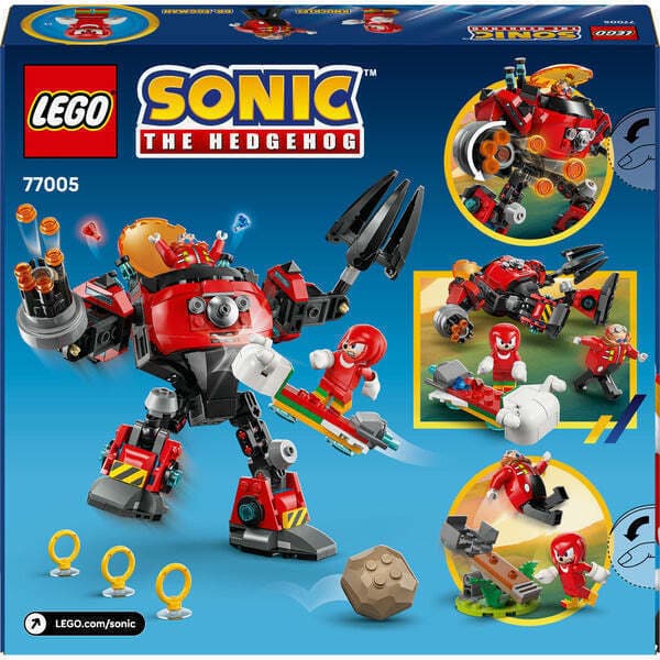 LEGO Τουβλάκια Sonic Knuckles vs Dr. Eggman Egg Crusher Mech για 8+ Ετών 350τμχ 77005 5