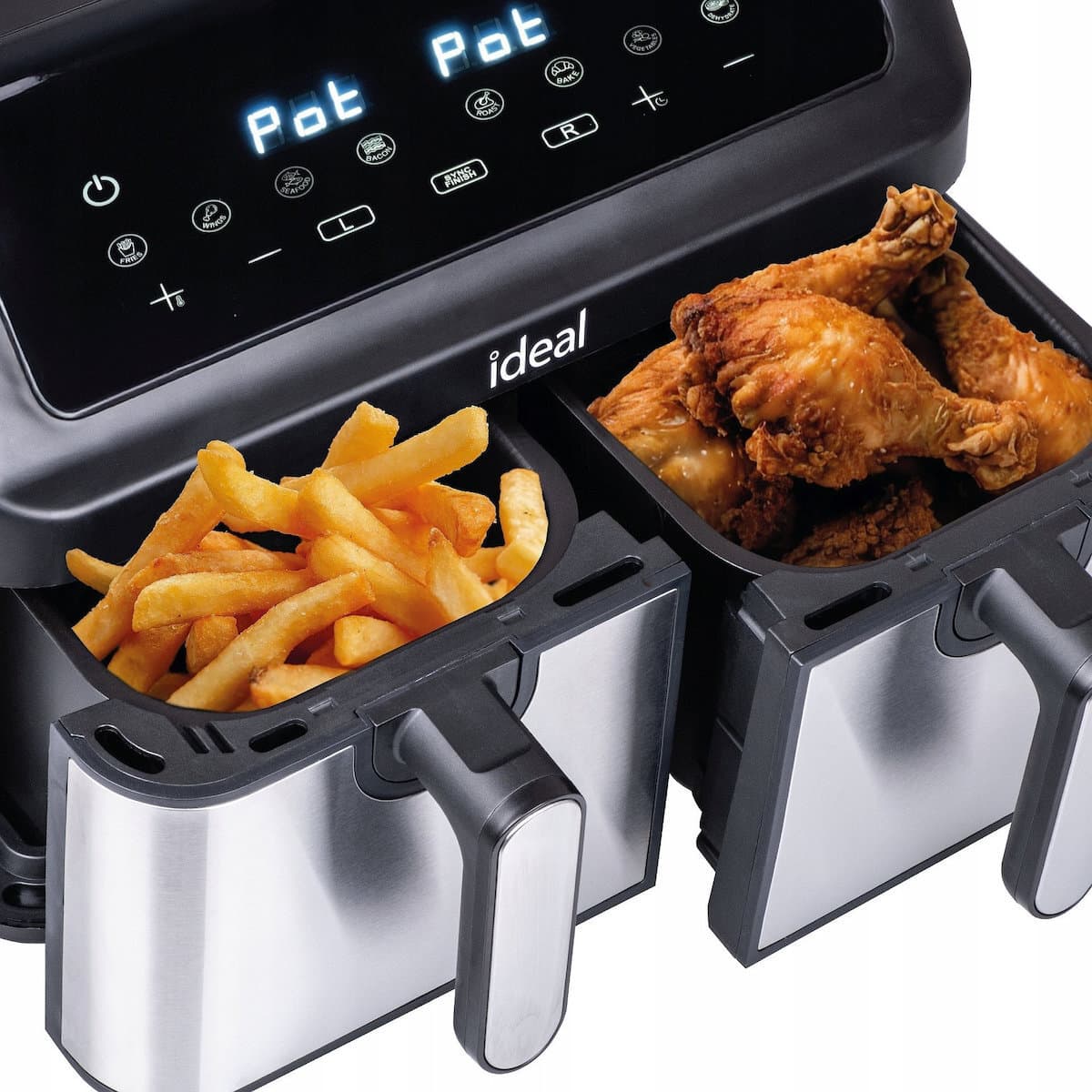 Eldom Air Fryer με Διπλό Αποσπώμενο Κάδο 9lt Μαύρο IK1500 10