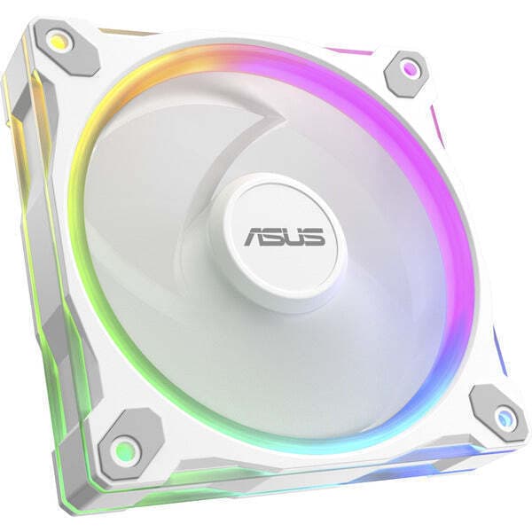 Asus Prime MR120 Reverse Blade Case Fan (1600rpm / 58cfm) με ARGB Φωτισμό και Σύνδεση 4-Pin PWM Λευκό 3