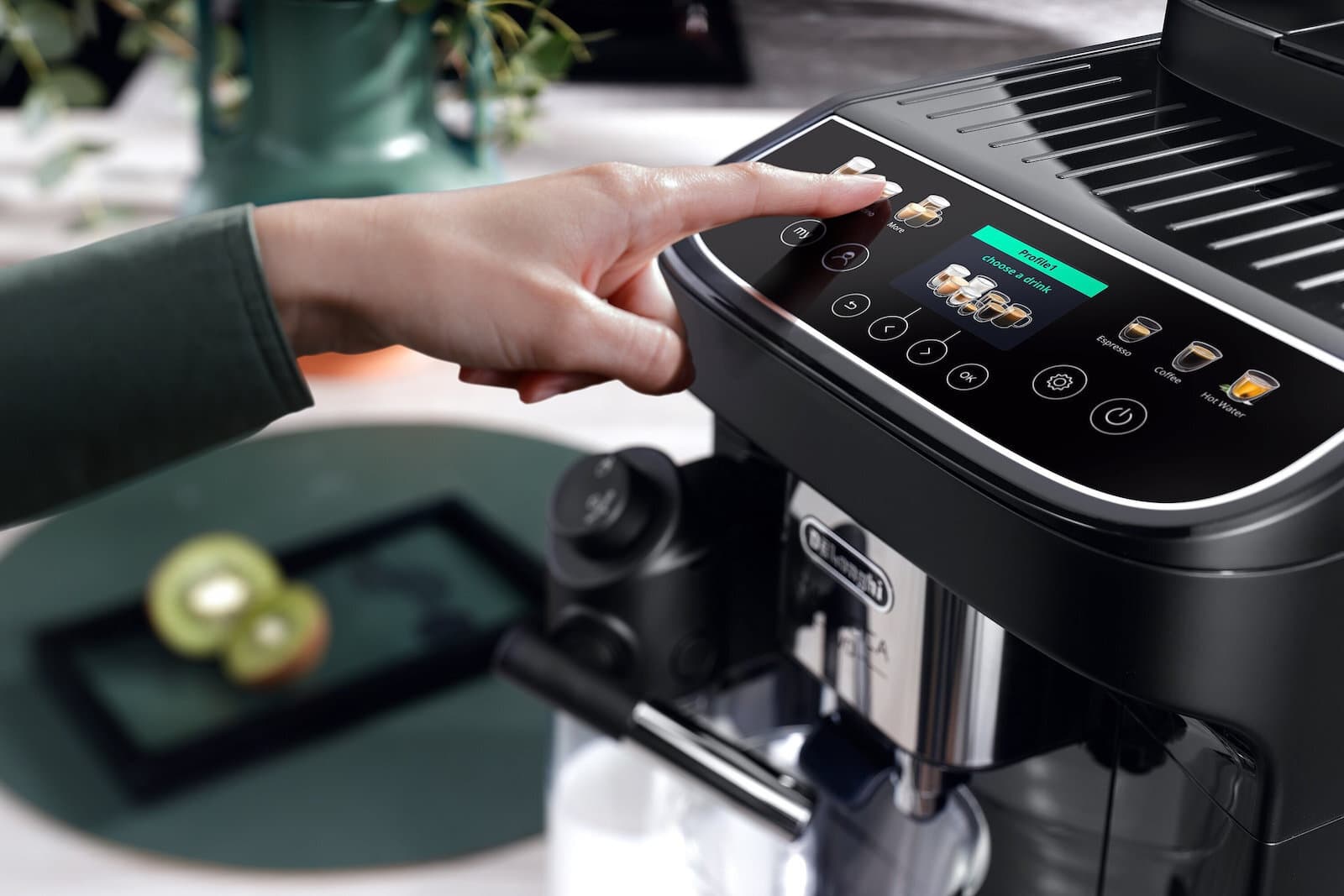 De'Longhi Magnifica Evo Next Αυτόματη Μηχανή Espresso 1450W Πίεσης 15bar για Cappuccino με Μύλο Άλεσης Καφέ ECAM310.60.B 7