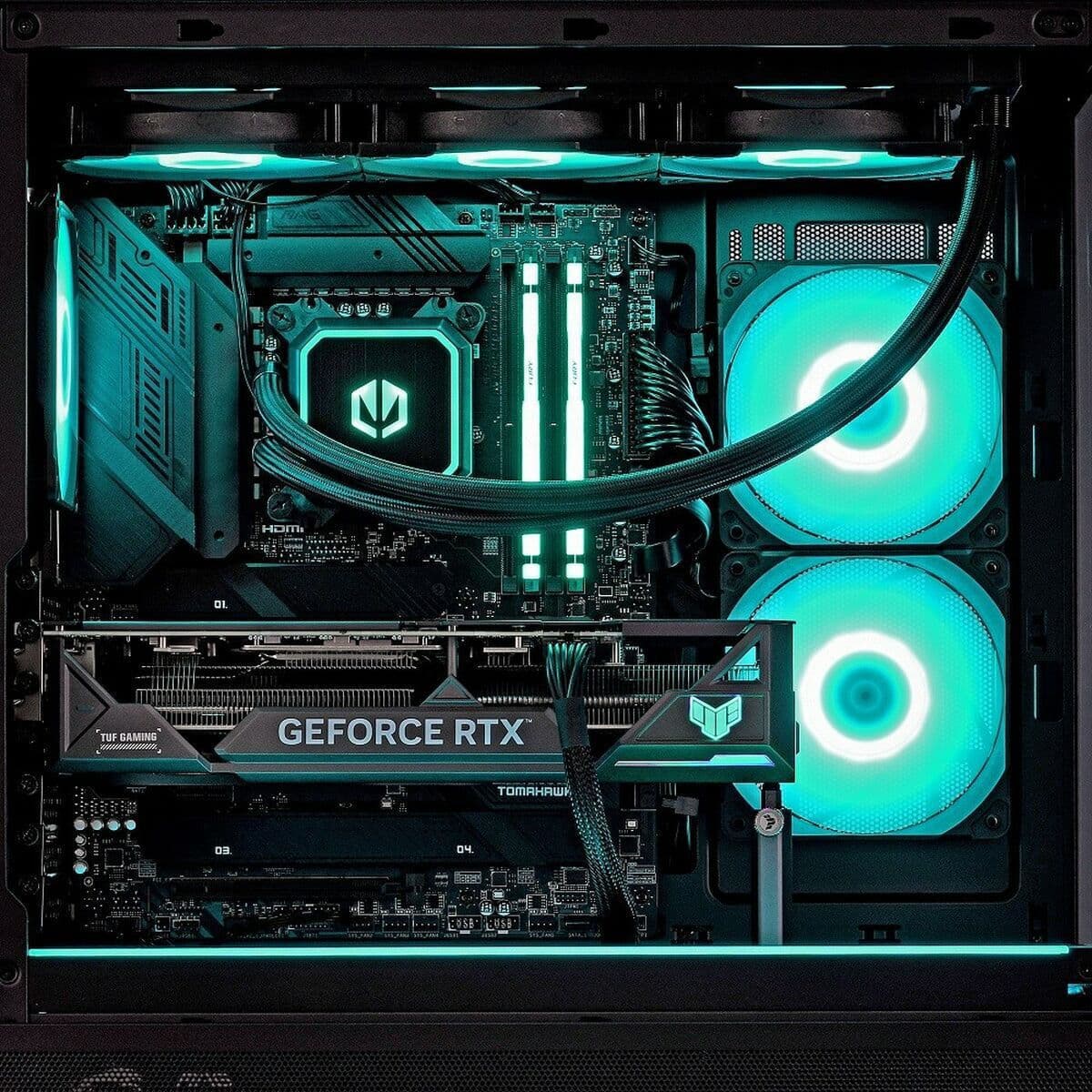 Actina KOMACNGIP0309 Gaming Desktop PC (Ryzen 9-9900X/32GB DDR5/2TB SSD/No OS) 12