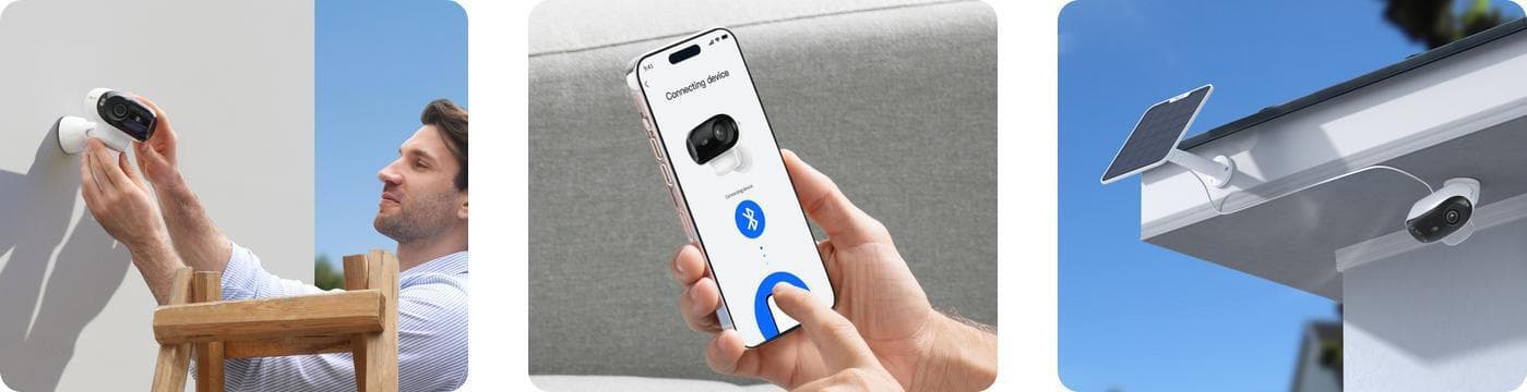 Reolink Argus IP Κάμερα Παρακολούθησης Wi-Fi 4K Αδιάβροχη Μπαταρίας με Αμφίδρομη Επικοινωνία και Φακό 4mm 10