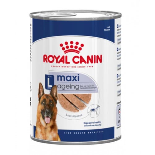 Royal Canin Maxi Υγρή Τροφή για Ηλικιωμένους Σκύλους σε Κονσέρβα Διαίτης με Κρέας και Πουλερικά 410gr 3