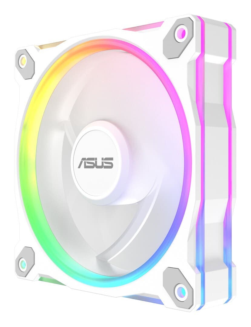 Asus Prime MR120 Case Fan (1600rpm / 58cfm) με ARGB Φωτισμό και Σύνδεση 4-Pin PWM Λευκό 7