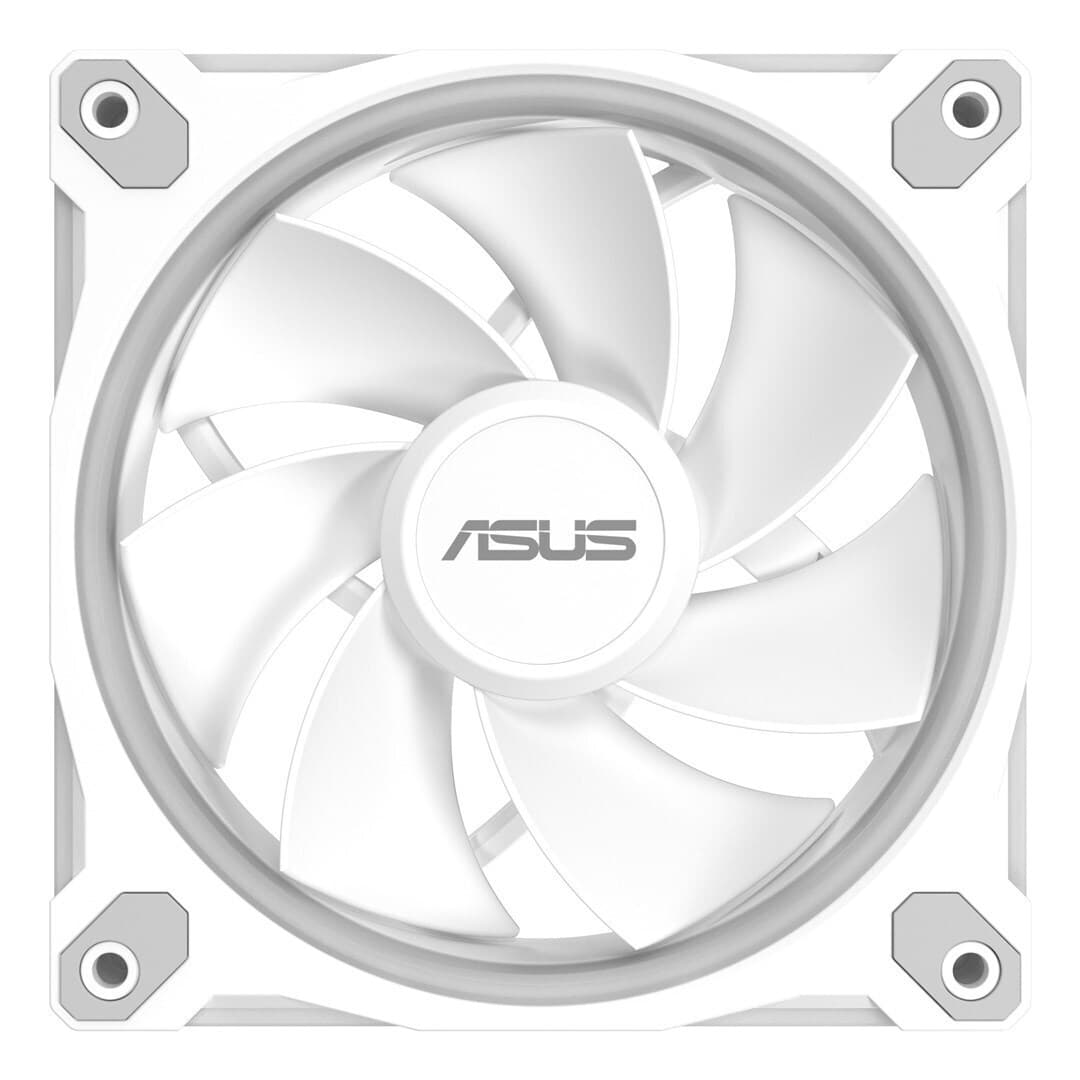 Asus Prime MR120 Reverse Blade Case Fan (1600rpm) με ARGB Φωτισμό και Σύνδεση 4-Pin PWM 3τμχ Λευκό 10
