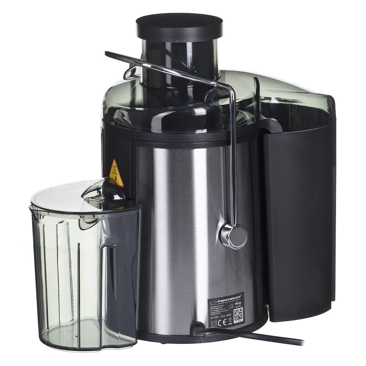 Esperanza Carrot EKJ002 Αποχυμωτής 500W Inox Ασημί 7