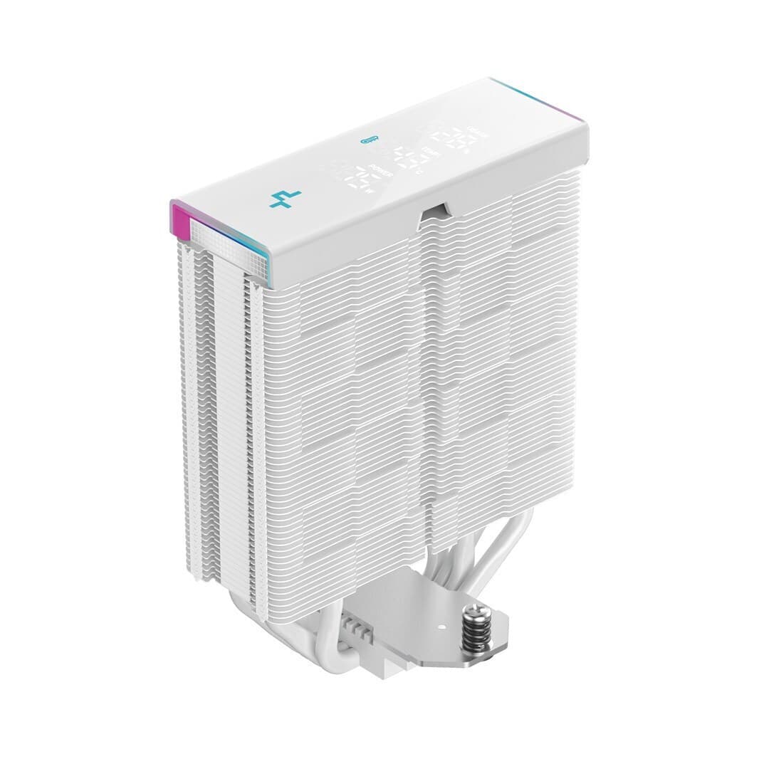 Deepcool AK400 Digital Pro Ψύκτρα Επεξεργαστή για Socket AM4/AM5/1200/115x/1700 με RGB Φωτισμό Λευκή 4