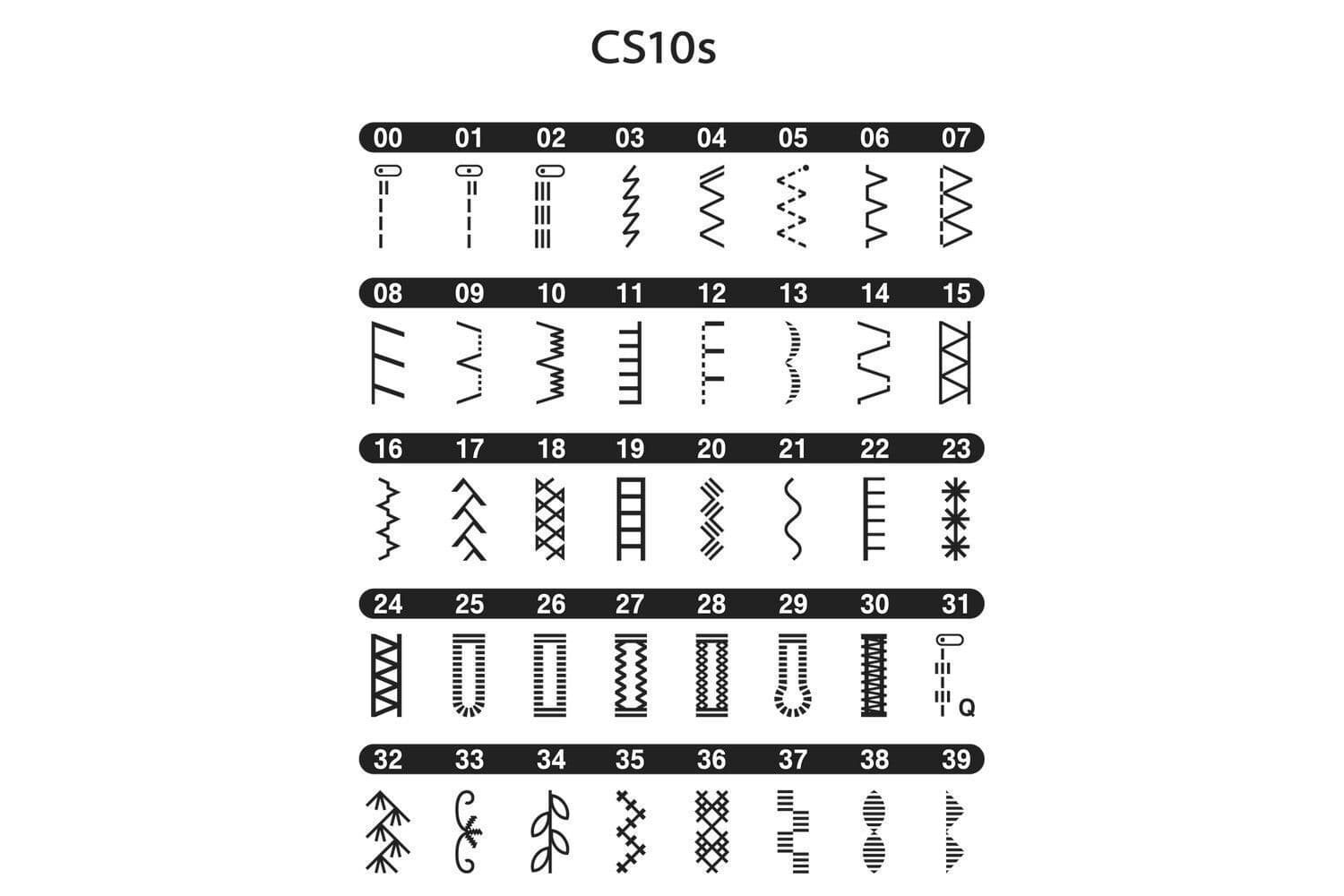Brother Οικιακή Ραπτομηχανή CS10S 11