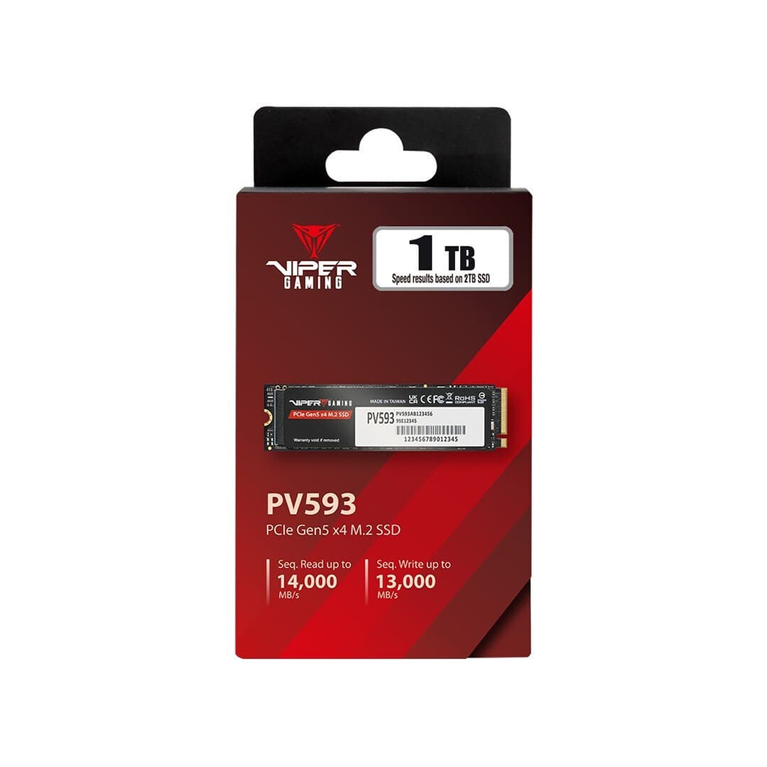 Patriot Viper PV593 SSD 1TB τύπου M.2 με σύνδεση PCI Express 5.0 PV593P1TBM28H 4
