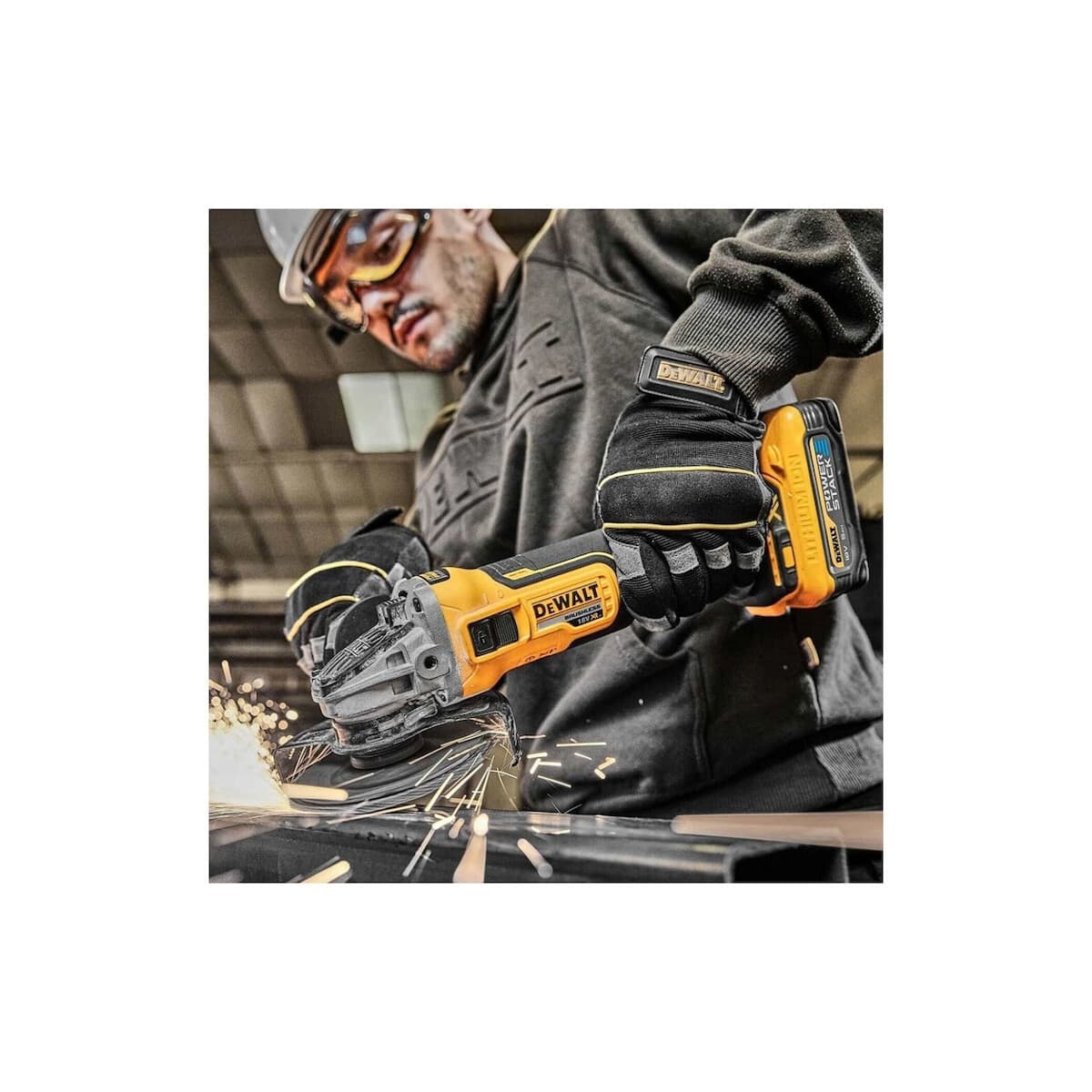 DEWALT DCK429P3T Σετ Γωνιακός Τροχός, Δραπανοκατσάβιδο, Κατσαβίδι & Σκαπτικό 18V με 3 Μπαταρίες 5Ah και Θήκη 4