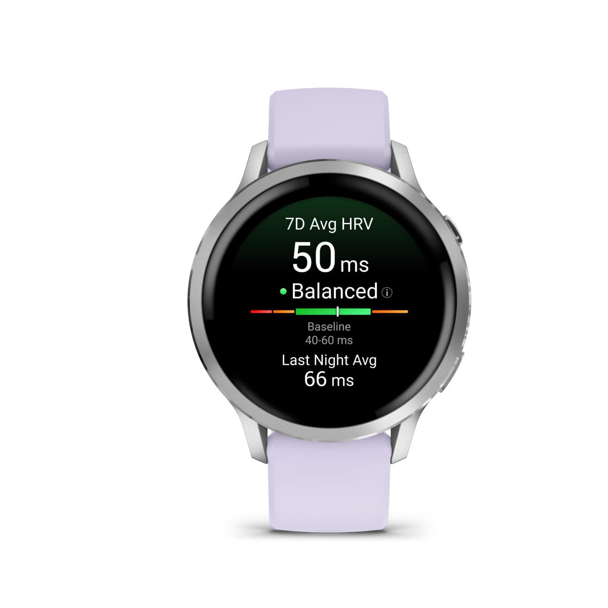 Garmin Venu 4 Stainless Steel 41mm Αδιάβροχο Smartwatch με Παλμογράφο (Silver with Periwinkle) 4