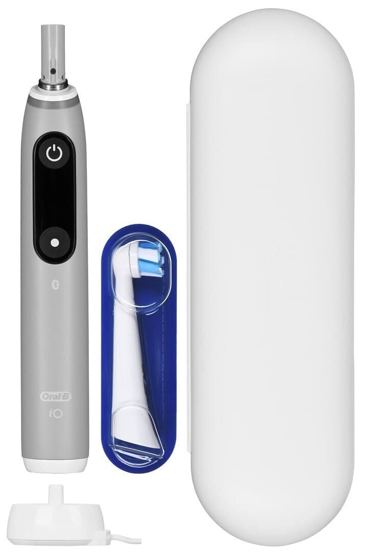 Oral-B iO Series 6 Ηλεκτρική Οδοντόβουρτσα με Αισθητήρα Πίεσης και Θήκη Ταξιδίου Grey Opal 5