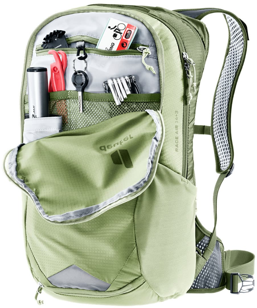 Deuter Air 14 + Ορειβατικό Σακίδιο 14lt Αδιάβροχο Γκρι Daypack 12