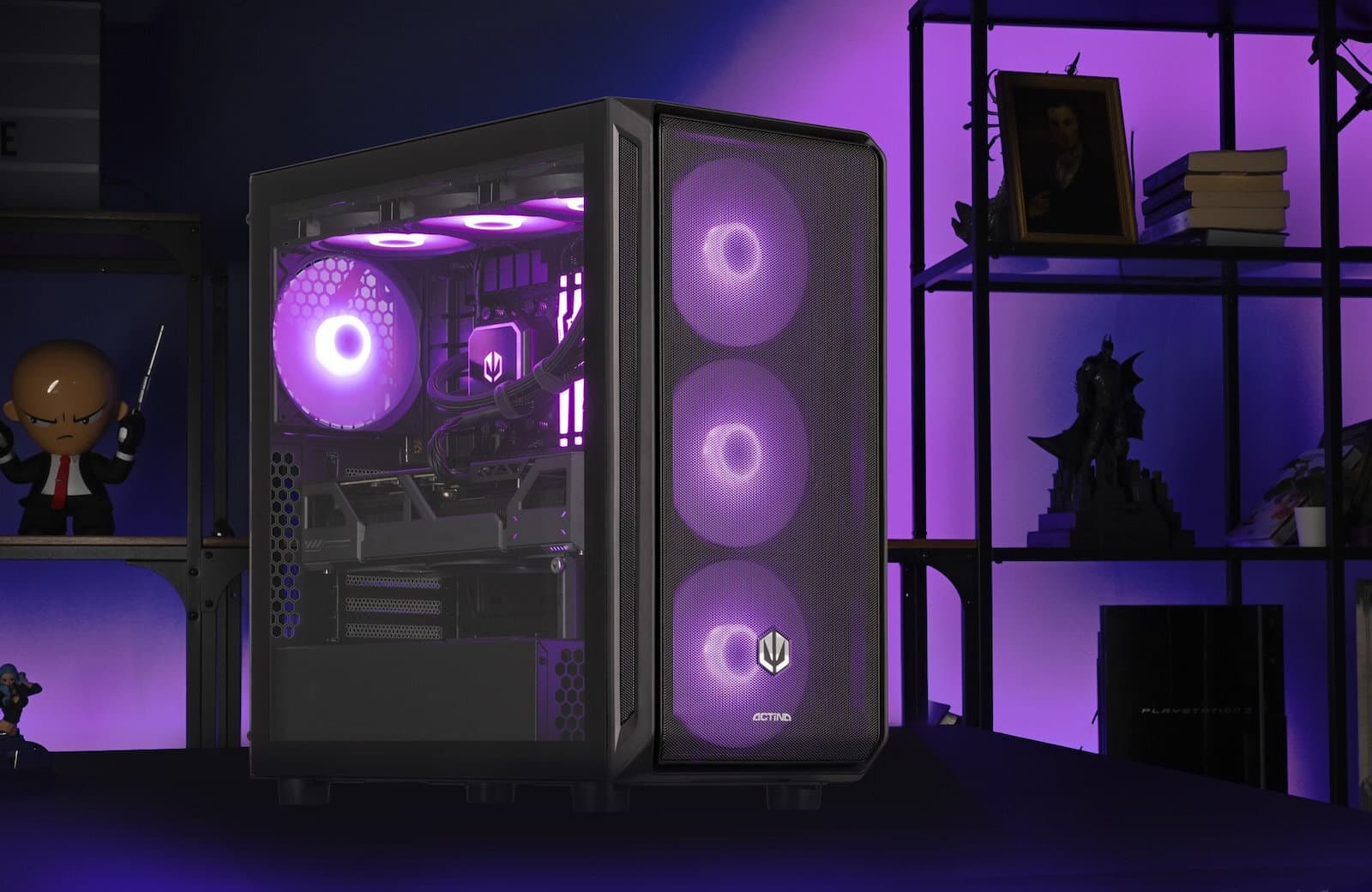 Actina KOMACNGIP0254 Gaming Desktop PC (Ryzen 7-7800X3D/32GB DDR5/2TB SSD/Radeon RX 9070/No OS) 4