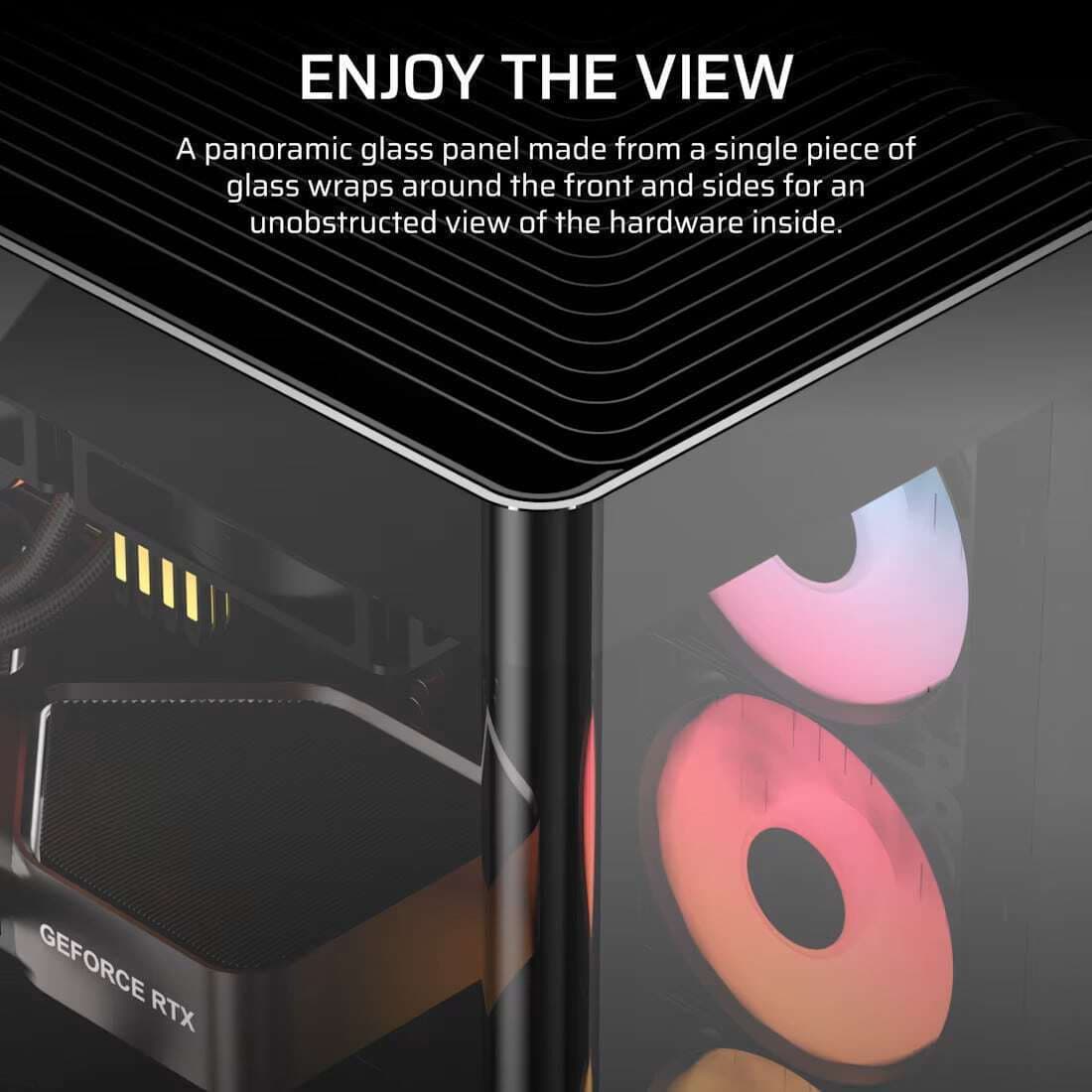 Corsair Frame 4500X RS-R ARGB Gaming Midi Tower Κουτί Υπολογιστή με Πλαϊνό Παράθυρο Μαύρο 10
