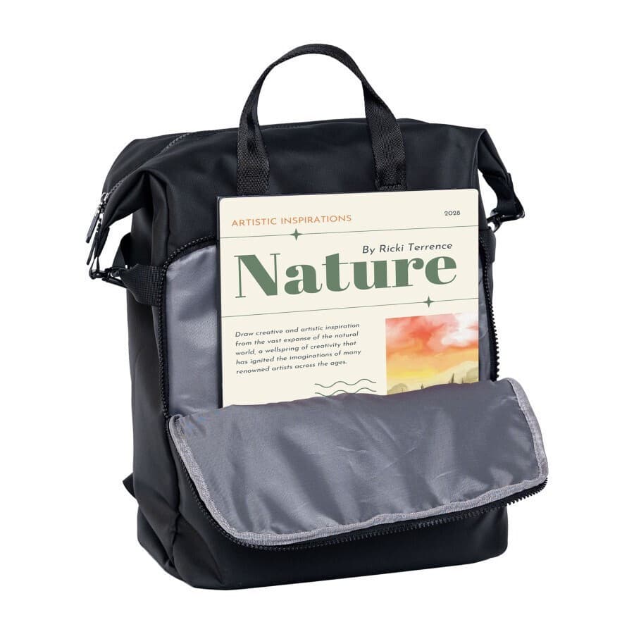 N'Oveen Backpack Μαύρο 6