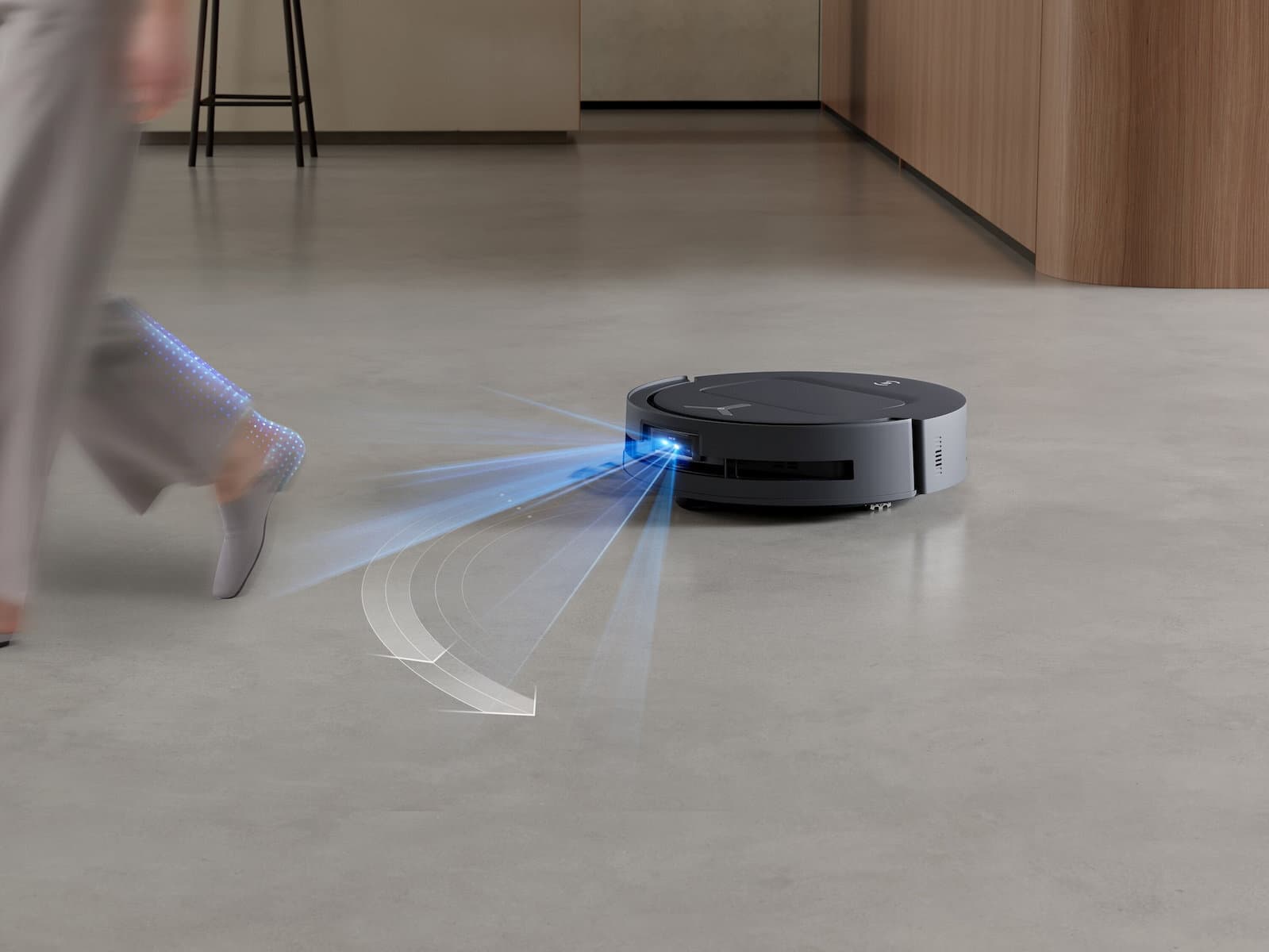 Ecovacs DEEBOT T80 Omni Σκούπα Ρομπότ με Χαρτογράφηση Laser & Απορρόφηση 18000Pa Μαύρη 13