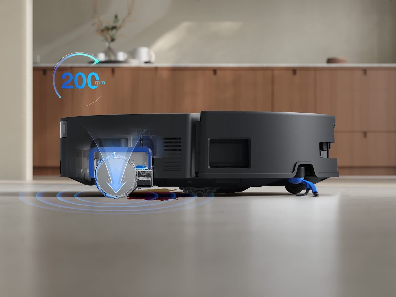 Ecovacs DEEBOT T80 Omni Σκούπα Ρομπότ με Χαρτογράφηση Laser & Απορρόφηση 18000Pa Μαύρη 14