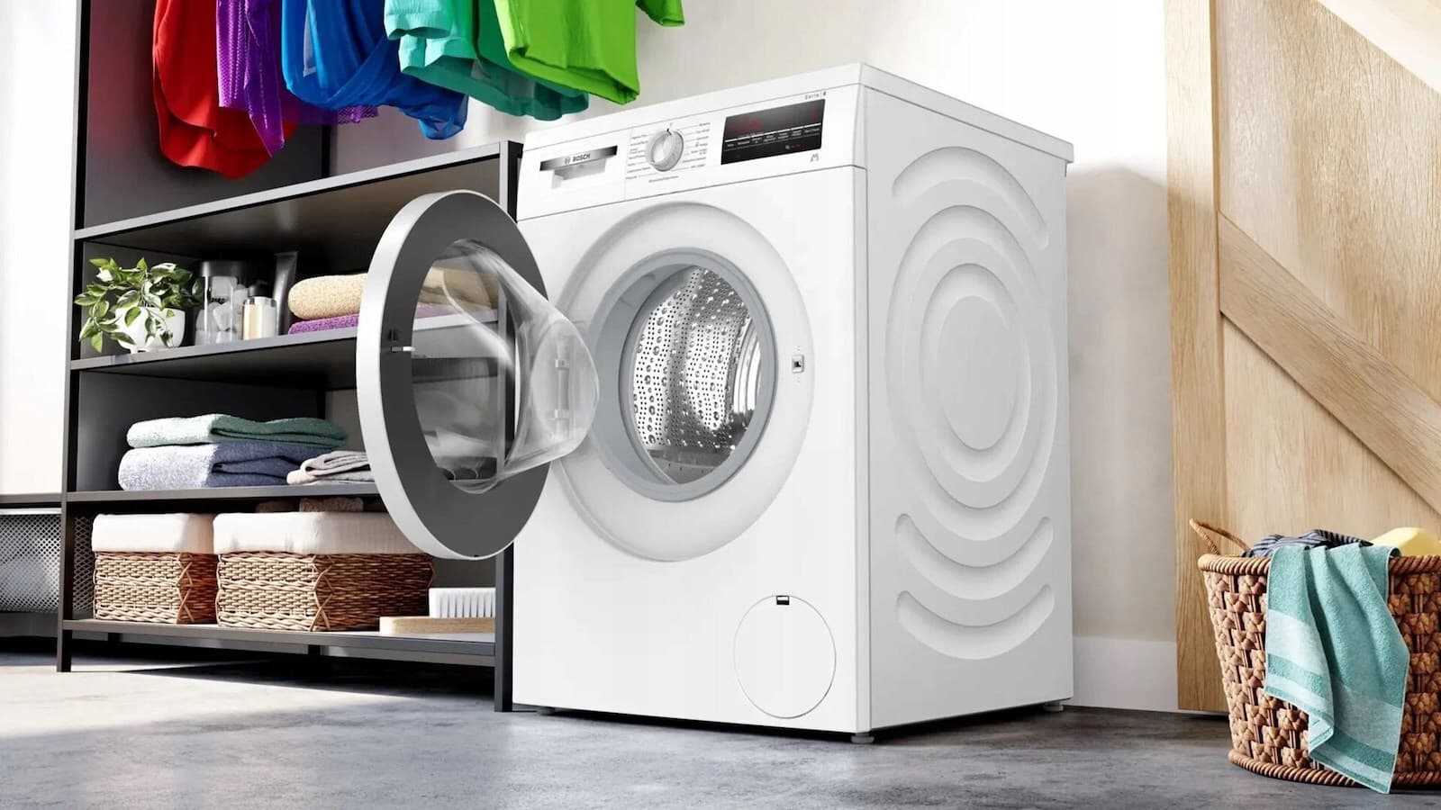 Bosch Πλυντήριο Ρούχων 9kg 1400 Στροφών Inox WUU28T10PL 5