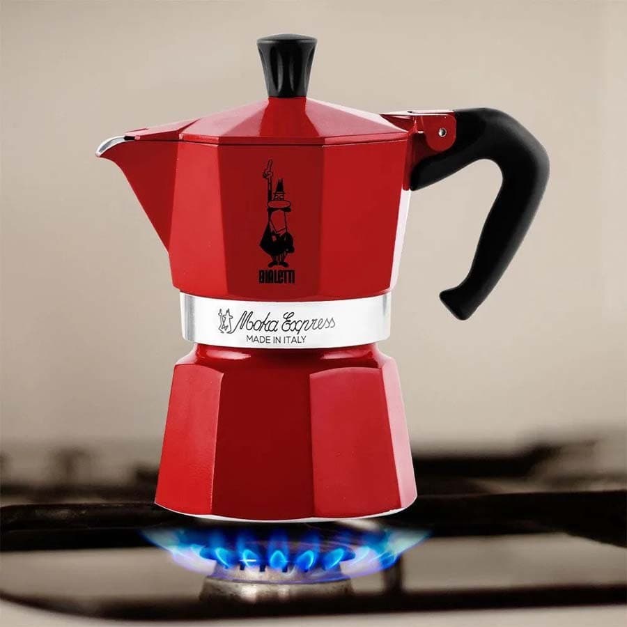 Bialetti Μπρίκι Espresso 1cups Κόκκινο 0004941 8