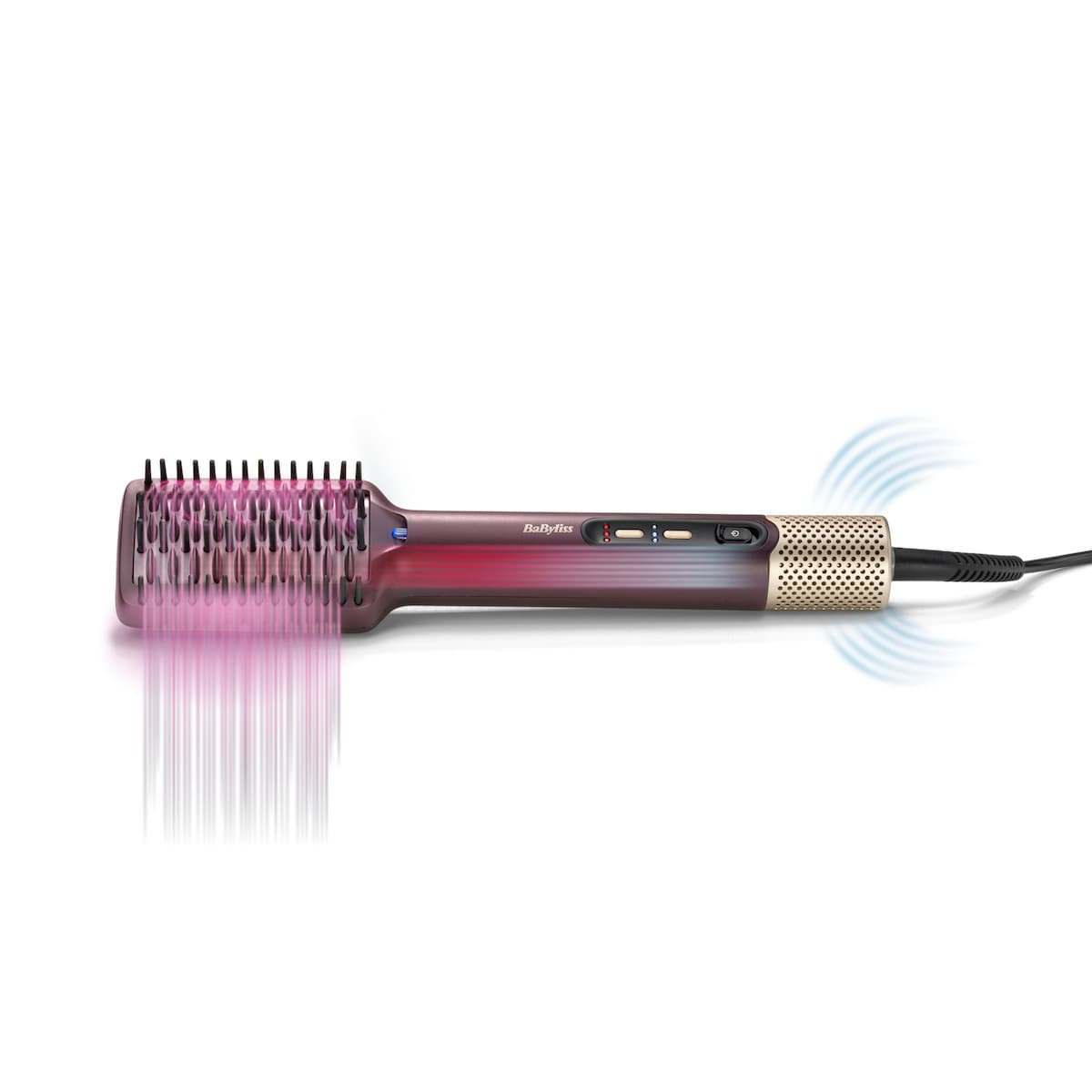 Babyliss Air Power Smooth Κεραμική Ηλεκτρική Βούρτσα με Αέρα για Ίσιωμα και Μπούκλες 900W 214720 11