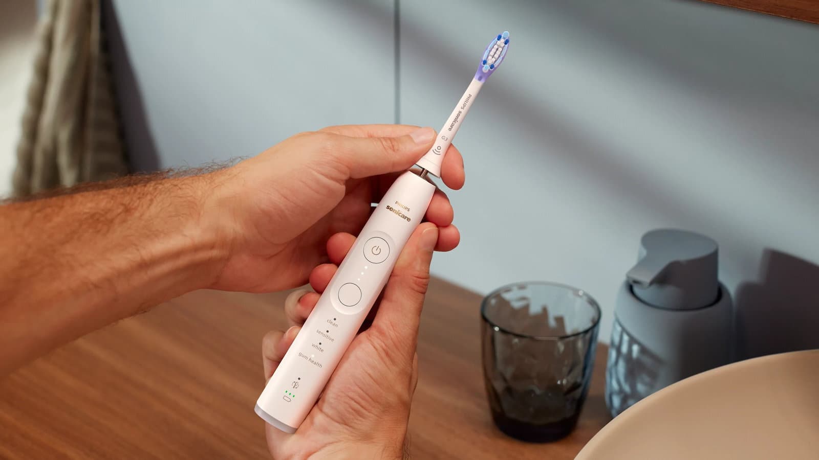 Philips Sonicare Protectiveclean Ηλεκτρική Οδοντόβουρτσα με Αισθητήρα Πίεσης και Θήκη Ταξιδίου Λευκή 5