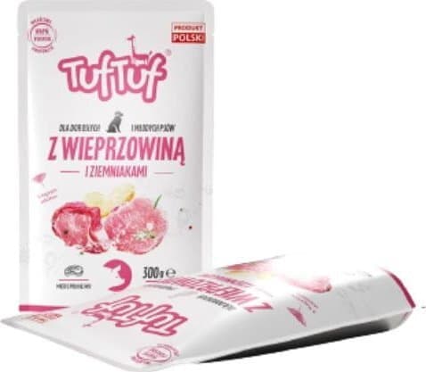 Tuftuf Υγρή Τροφή Σκύλων σε Φακελάκι με Χοιρινό 300gr FD-36425 2